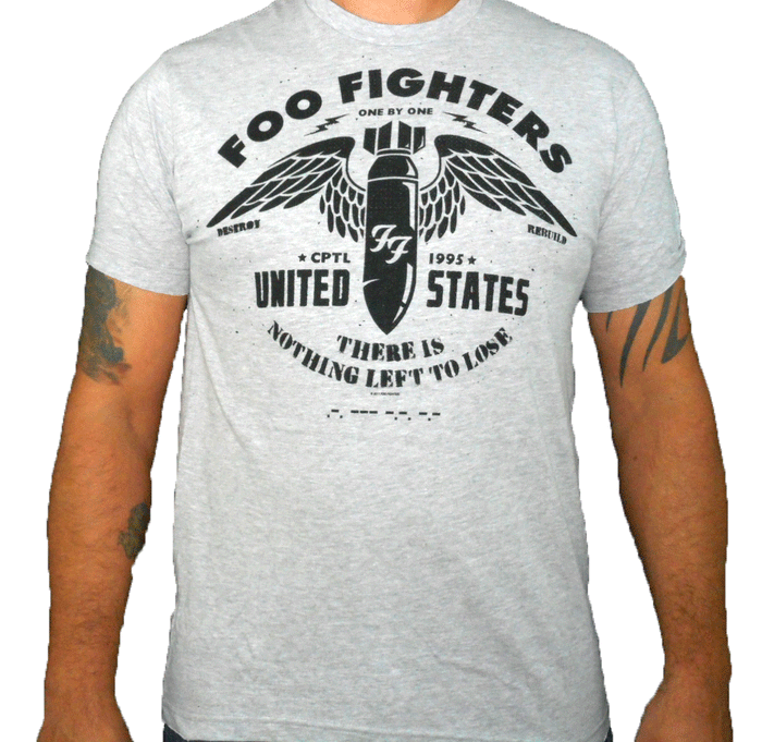 FOO FIGHTERS (Winged Bomb) Men's T-Shirt