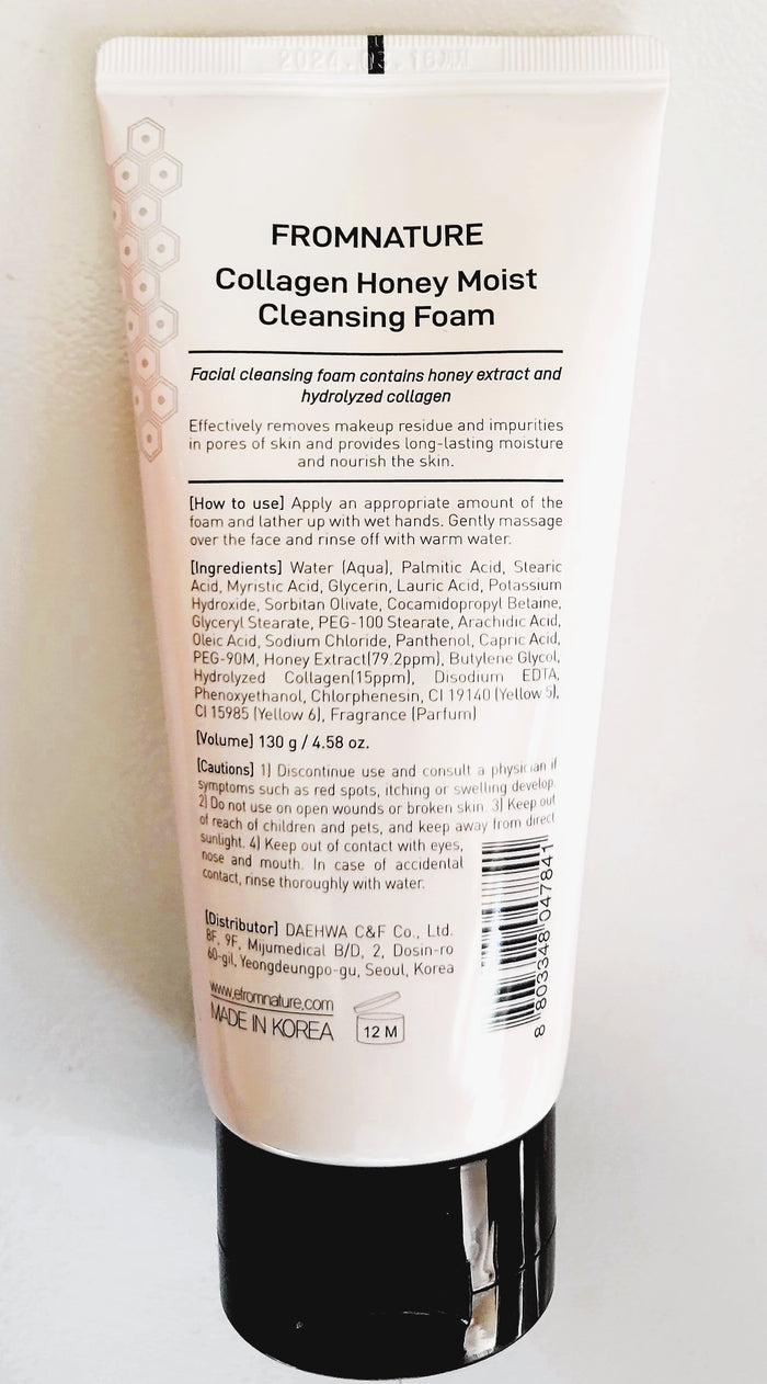 FromNature Collagen Honey Moist Cleansing Foam