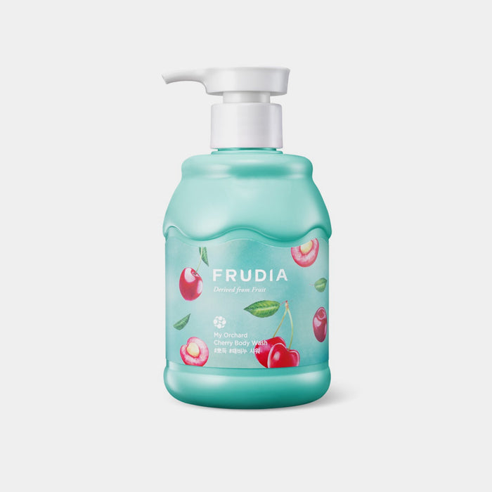 FRUDIA My Orchard Body Wash Cherry asian authentic genuine original korean skincare montreal toronto calgary canada thekshop thekshop.ca natural organic vegan cruelty-free cosmetics kbeauty vancouver free shipping clean beauty routine skin makeup kpop stayz stan fandom photocard stray kids treasure ateez atiny dix30 brossard