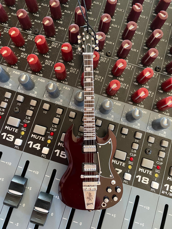 GIBSON® - 1964 SG STANDARD CHERRY - 6" MINI GUITAR ORNAMENT