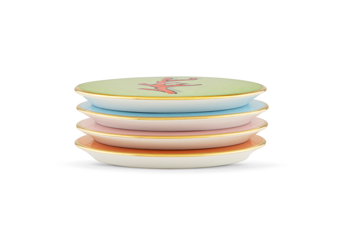 GINORI 1735 Designer porcelain Il viaggio di nettuno coasters (4)