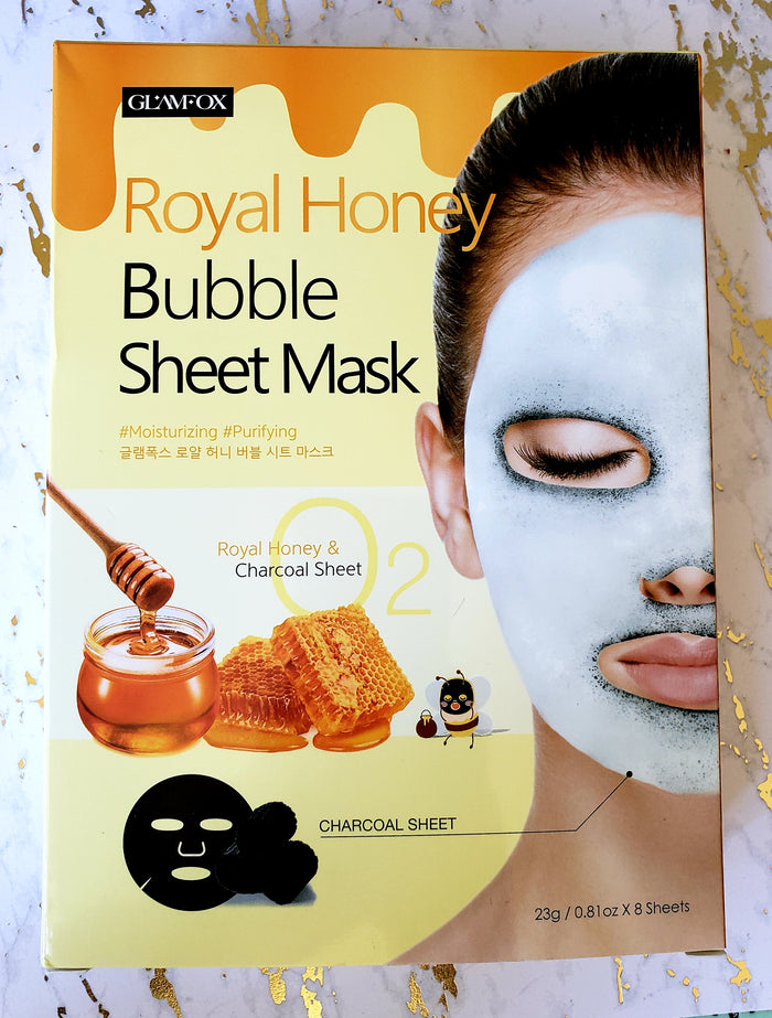 Glamfox Royal Honey Bubble Sheet Mask