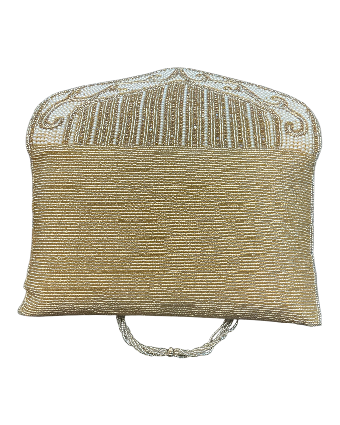 Gold - Rich Hand Embroidered Clutch Bag / Handbag -Bollywood / Weddings - MJ061 06KP26