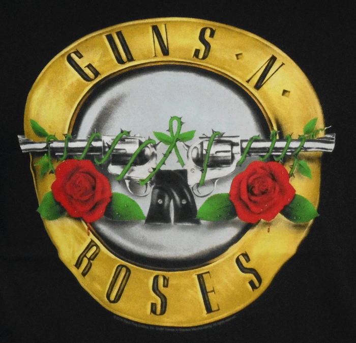 GUNS & ROSES (Bullet Logo) Men's T-Shirt