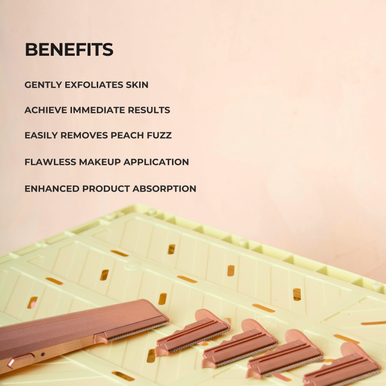 Hollywood Smoother, Sonic Dermaplaner- Rose Gold