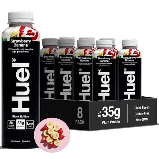 Huel Black Edition Strawberry & Banana 500ml x 8