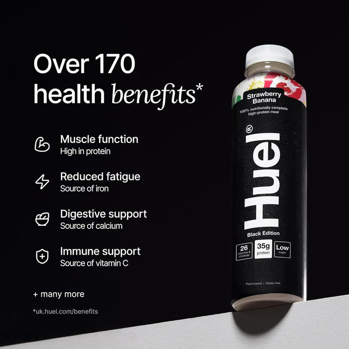 Huel Black Edition Strawberry & Banana 500ml x 8