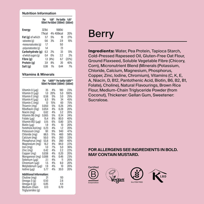 Huel Ready to Drink Berry 500ml x 8
