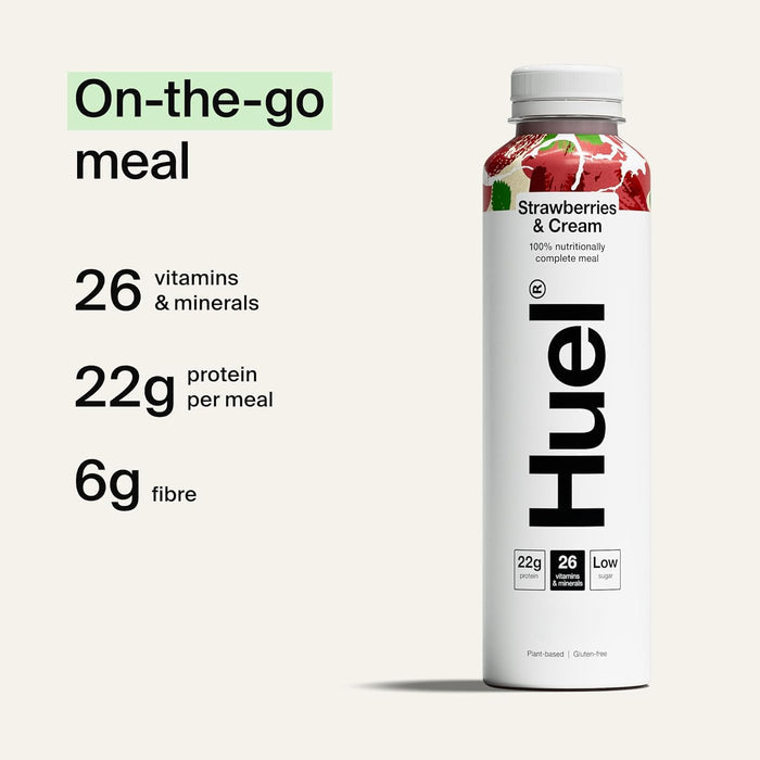 Huel Ready to Drink Strawberries & Cream 500ml x 8