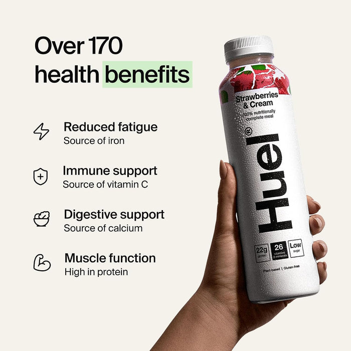 Huel Ready to Drink Strawberries & Cream 500ml x 8
