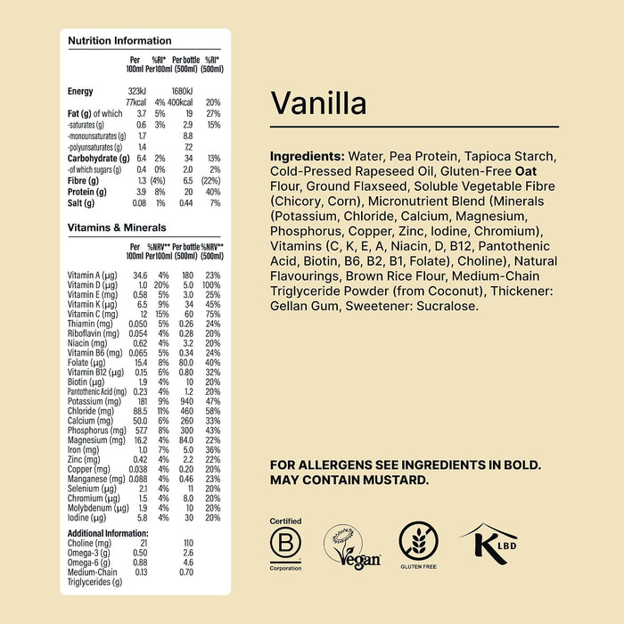 Huel Ready to Drink Vanilla 500ml x 8