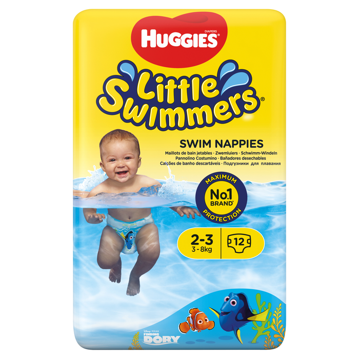 Huggies Little Swimmers Swim Nappies Size 2-3 12 Pack