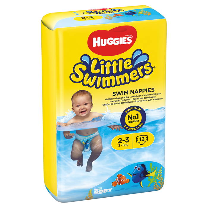 Huggies Little Swimmers Swim Nappies Size 2-3 12 Pack