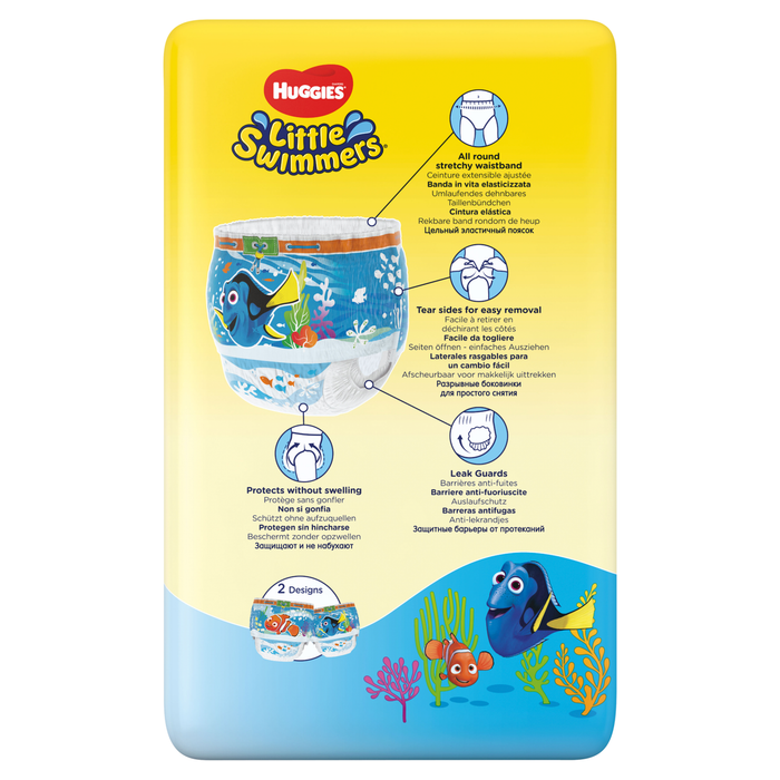 Huggies Little Swimmers Swim Nappies Size 2-3 12 Pack