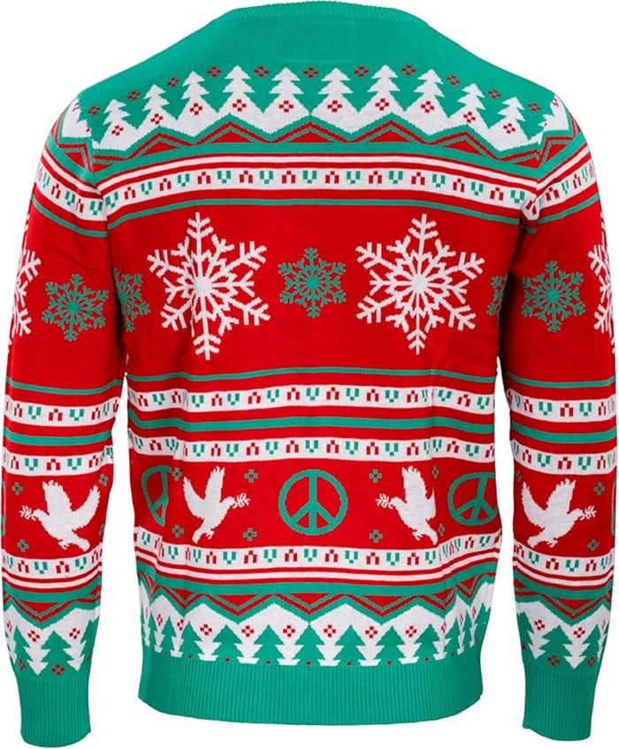I Come in Peace / Peace Funny Couples Adult Unisex Ugly Christmas Sweaters