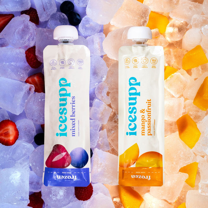 Icesupp Frozen Nutritional Supplement Mango & Passionfruit 12 Pack