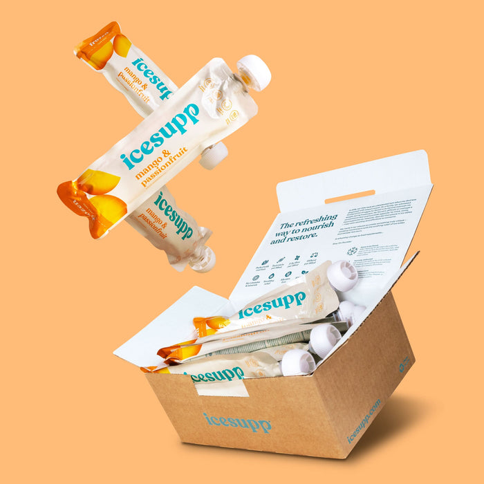 Icesupp Frozen Nutritional Supplement Mango & Passionfruit 12 Pack
