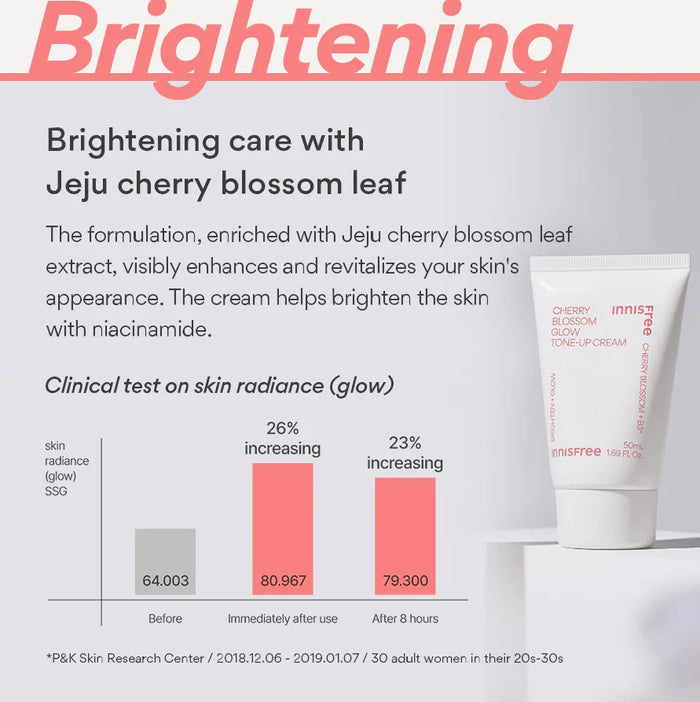 innisfree Cherry Blossom Glow Tone-Up Cream 50ml / 1.69 fl. oz
