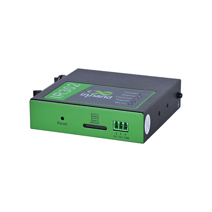 InRouter302 | 4G LTE Industrial VPN Router IR302 with 2 Ethernet port, Certificate of CE, CB, UKCA, E-MARK, FCC, IC,  AT&T, Verizon, T-Mobile, UL, Free Cloud Managed Service, DI/DO Ports