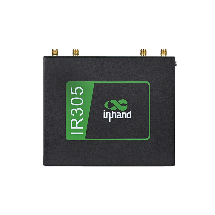 InRouter305 | 4G LTE Industrial Router IR305 with Certificate of CE, CB, UKCA, E-MARK, FCC, IC, PTCRB, AT&T, Verizon, T-mobilel, RS232 and RS485 IoT Integration,  M2M, Cloud Managed Service