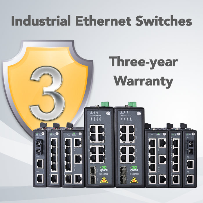 ISE2005D | 5-Port Unmanaged Industrial Ethernet Switch with Certificate of UL, CE, FCC, 5*10/100 Base-T(X) RJ45 Ports, DIN-Rail Mounting, 2-Pin Anti-Reverse Terminal, QoS, BSP, Plug and Play