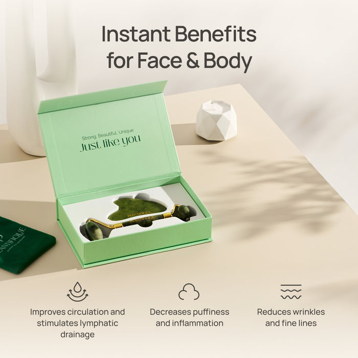 Jade Roller & Gua Sha Set - Plantifique