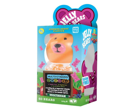 Jelly Bear Multivitamin Jar 60 Gummies