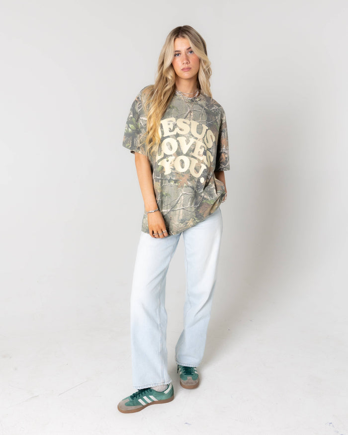 Jesus Loves You Camo Tee