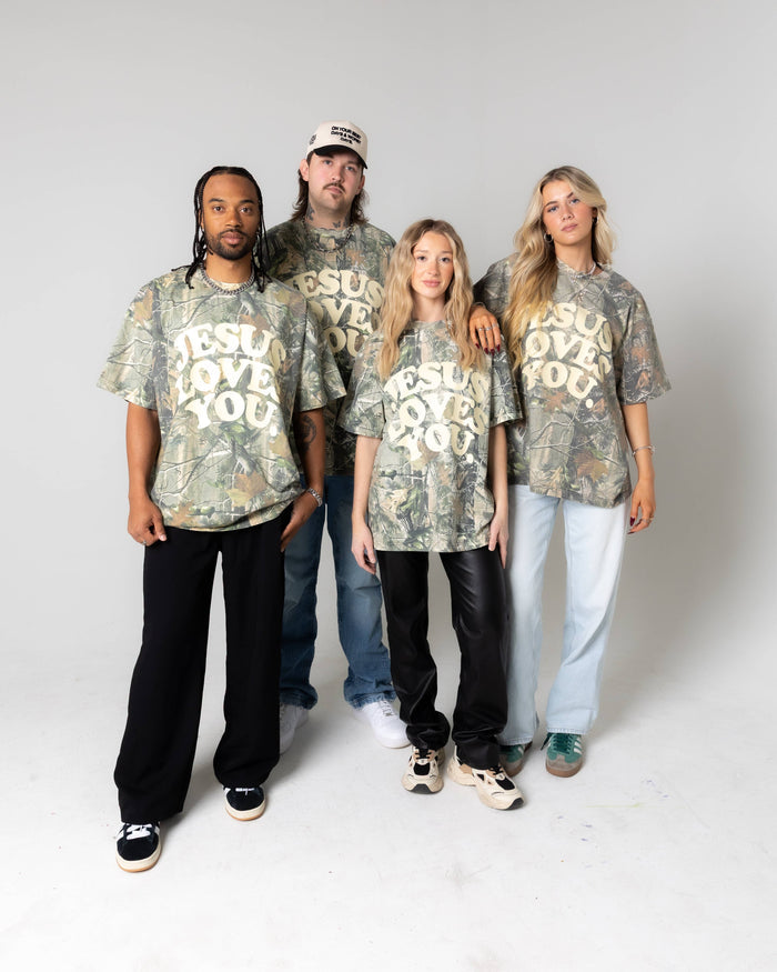 Jesus Loves You Camo Tee