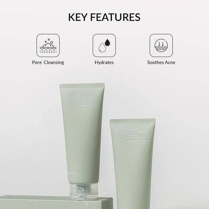 Ji Woo Gae Cica BHA Acne Foam Cleansing