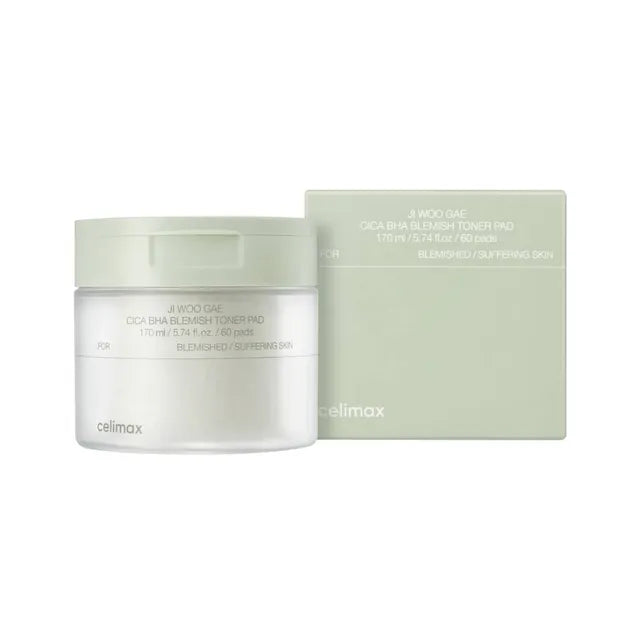 Ji Woo Gae Cica BHA Blemish Toner Pad