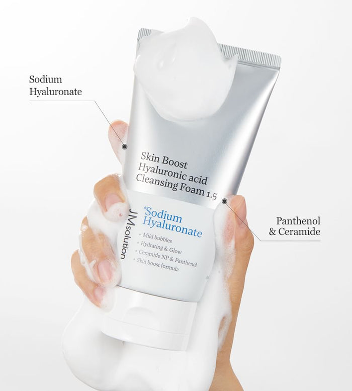 JM Solution Skin Boost Hyaluronic Acid Cleansing Foam 1.5 150ml