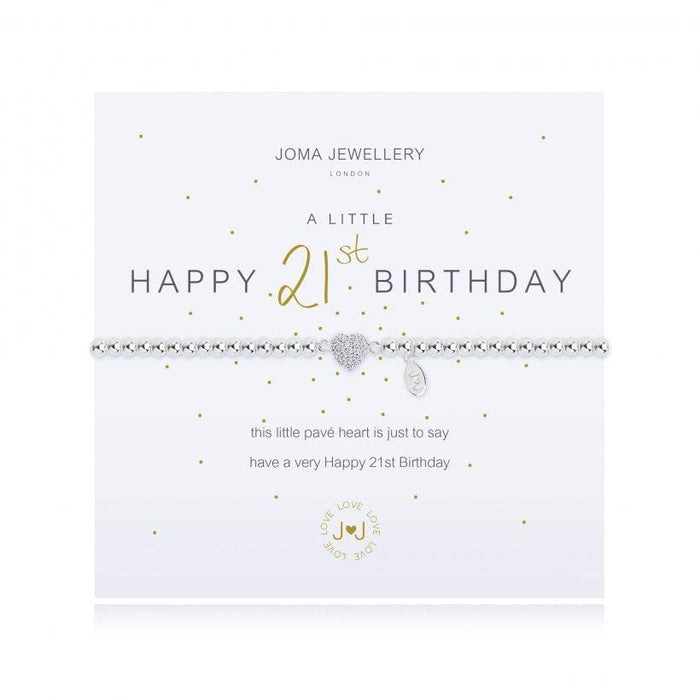 Joma Jewellery jewellery Joma Jewellery A Little Happy 21st Birthday Bracelet