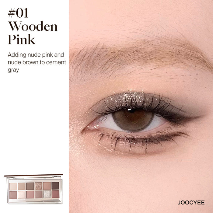 Joocyee Pro Eyeshadow Palette 01 Wooden Pink