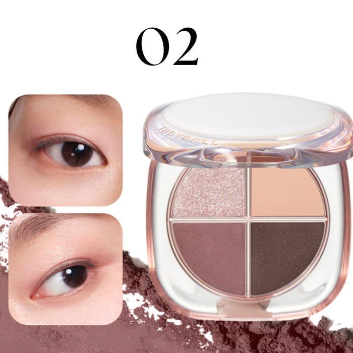 Judydoll Glazed 4-Colors Eyeshadow Palette