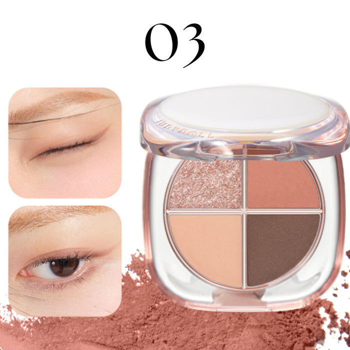 Judydoll Glazed 4-Colors Eyeshadow Palette