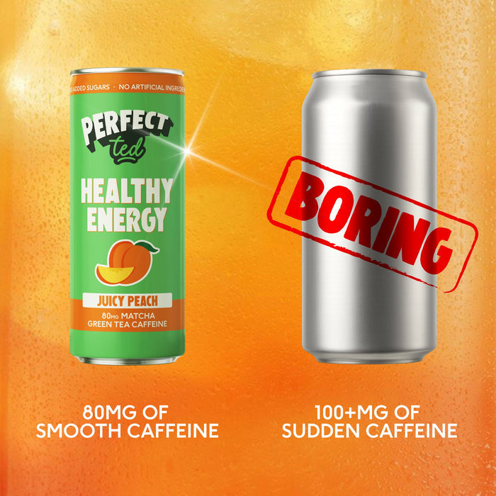 Juicy Peach Healthy Energy (EU) - PerfectTed - Energy Drinks
