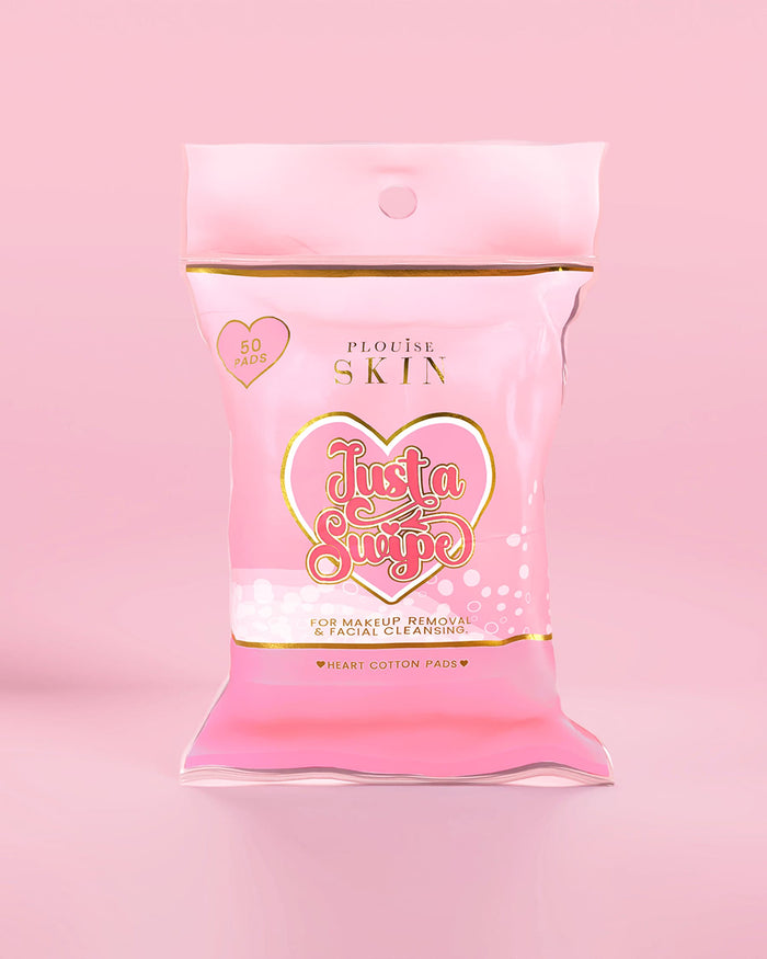 Just A Swipe Heart-Shaped Cotton Pads