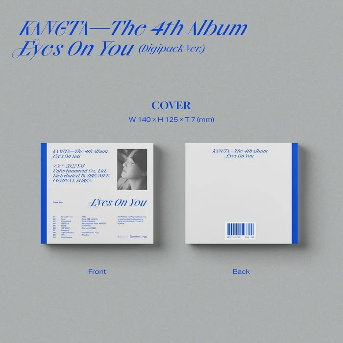 KANGTA - [Eyes On You] 4th Album Digipack Ver. kpop canada montreal lightupk korean music album photocards idol kpopstar