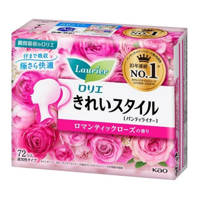 Kao Laurier Kirei Style Romantic Rose Fragrance 14cm 72Pcs