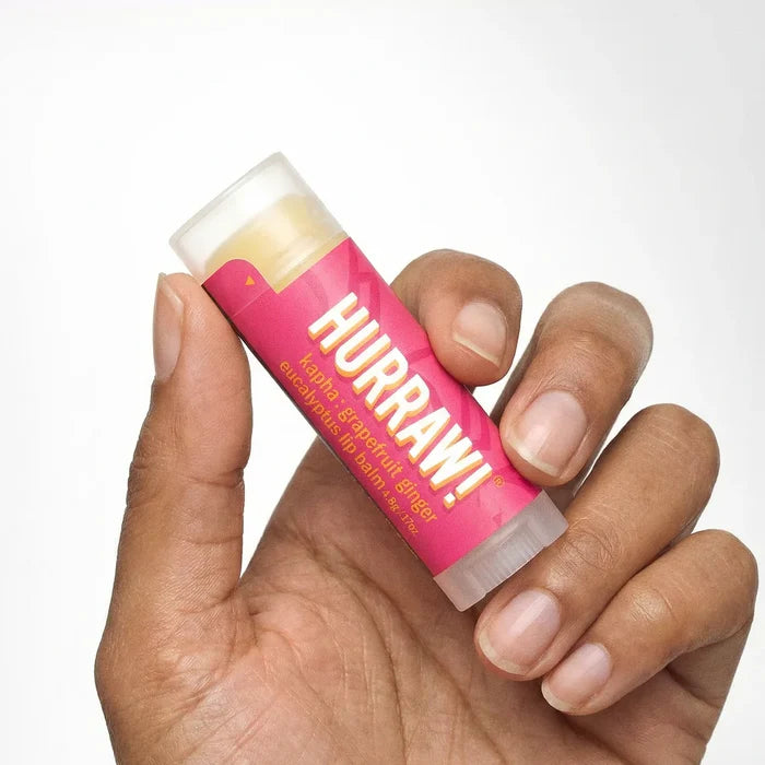 Hurraw! Kapha Lip Balm – Grapefruit Ginger Eucalyptus