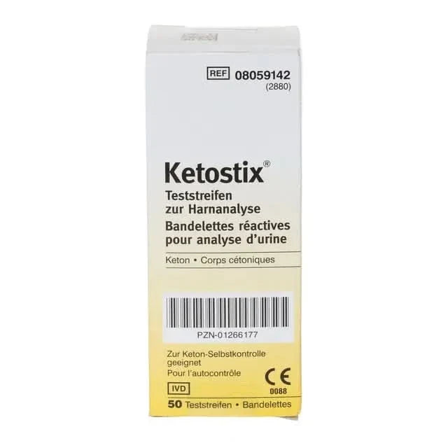 Ketostix Reagent Test Strips (Ketone) 50 Pack