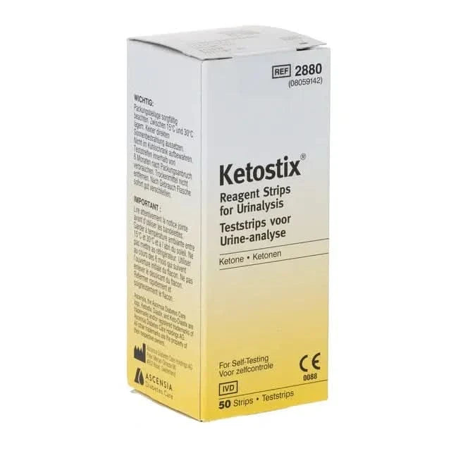 Ketostix Reagent Test Strips (Ketone) 50 Pack