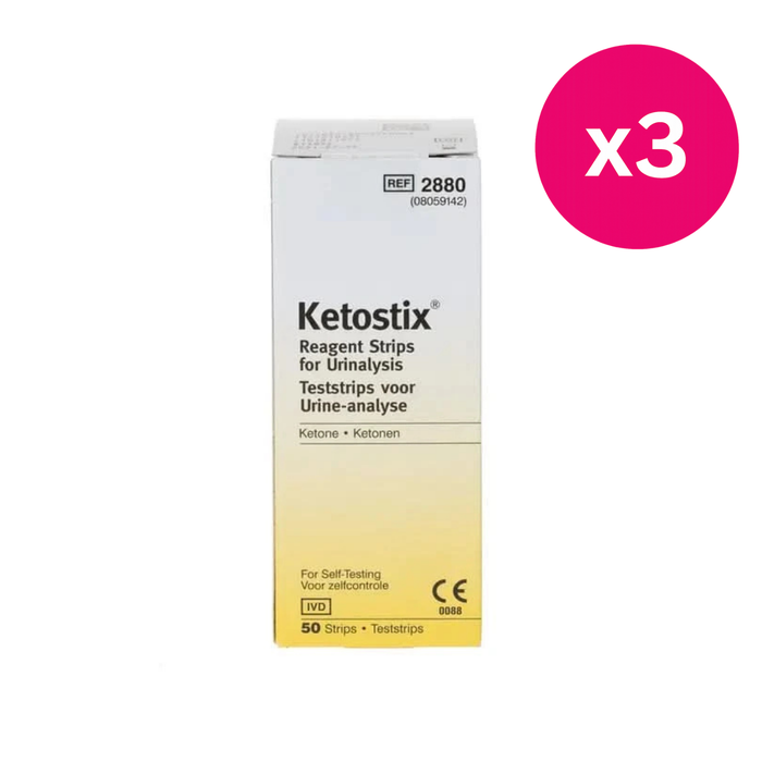 Ketostix Reagent Test Strips (Ketone) 50 Pack
