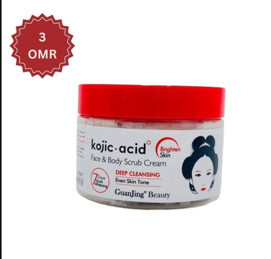 Kojic Acid Face & Body Scrub Cream