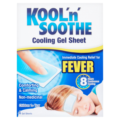 Kool 'n' Soothe Kids Cooling Gel Pads 4 Sheets