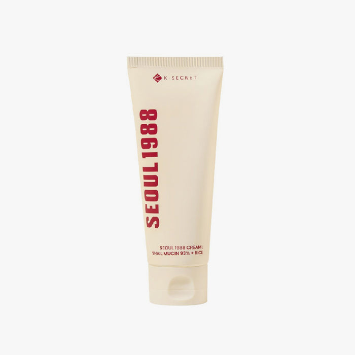 KSECRET SEOUL 1988 Cream Snail Mucin 93% + Rice nourishing snail cream for brightening and repair