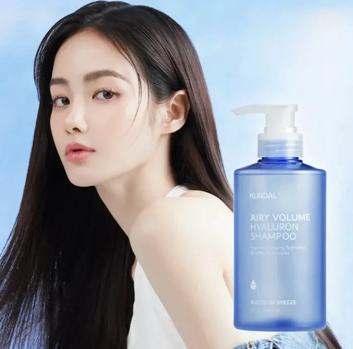 KUNDAL Airy Volume Hyaluron Shampoo BLOSSOM BREEZE (500ml) KUNDAL