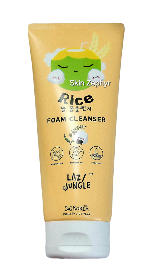 Lazy Jungle Rice Foam Cleanser