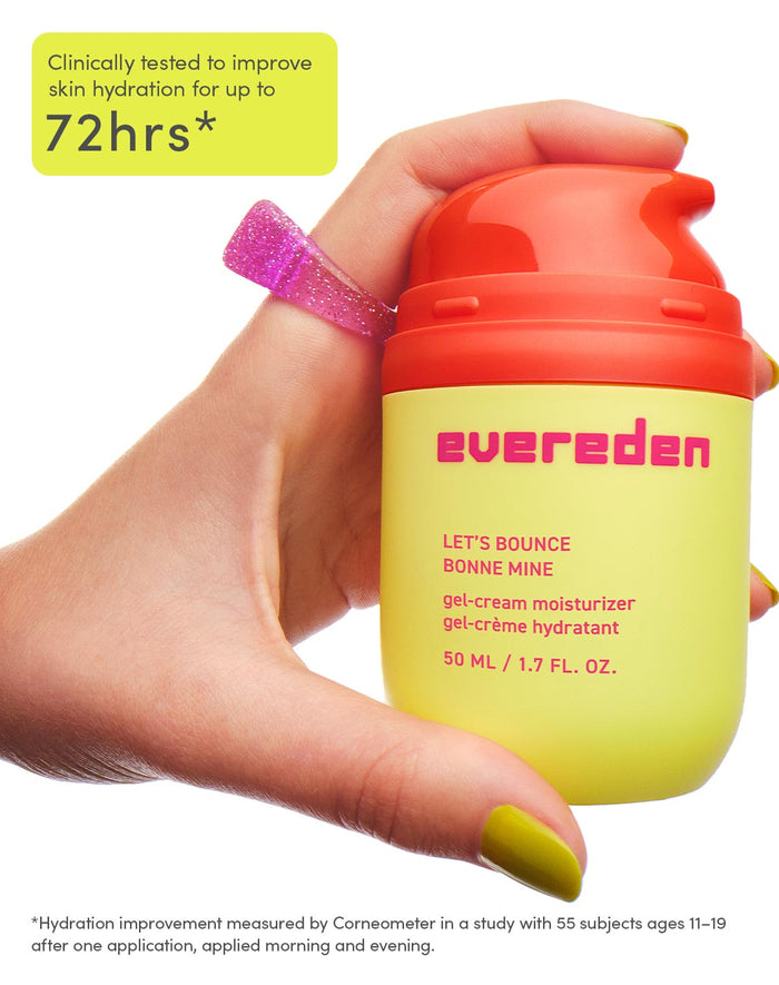 Clinically tested to improve skin hydration for up to
72hrs